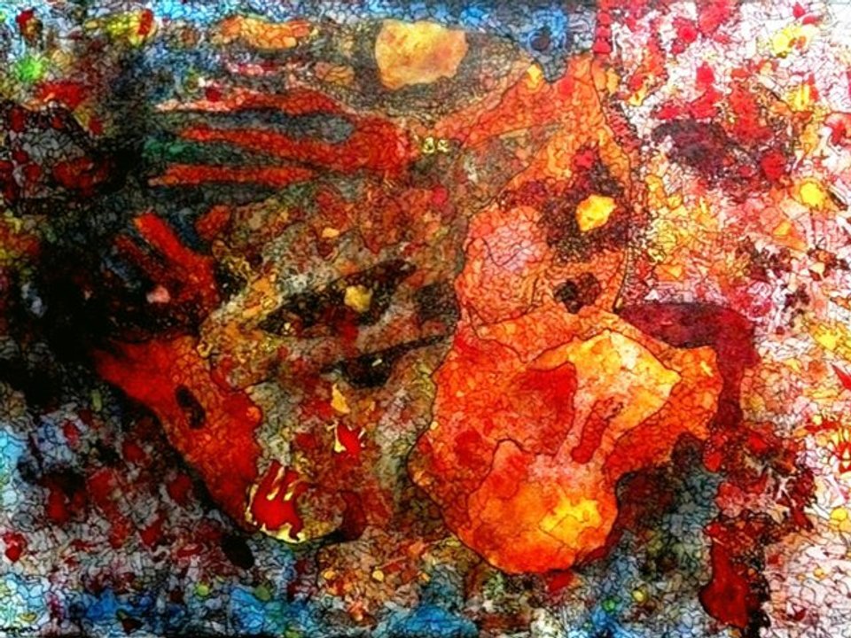 Psychedelic art, some more abstract, some more surreal.