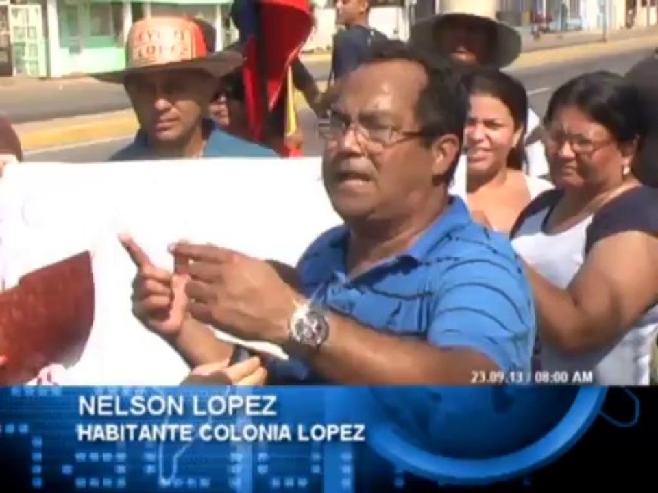 exigen solución de colectores por aguas negras en Colonia López - 23.09.13