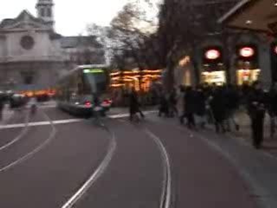 En centre ville: Grenoble