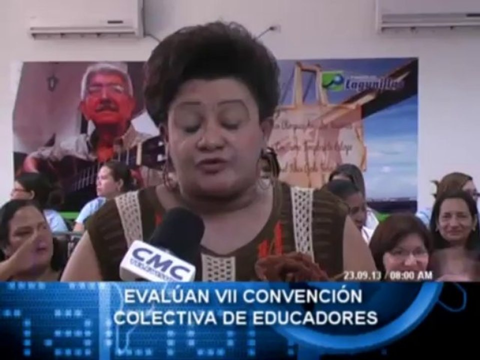 Evalúan VII convención colectiva de educadores - 23.09.13