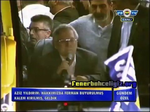 Aziz Yıldırım: Fenerbahçe son kaledir teslim olmaz!