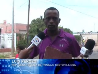 Representante del sector la Osa denuncia a vecino del sector por no hacerle mantenimiento a su terreno. 30.09.13