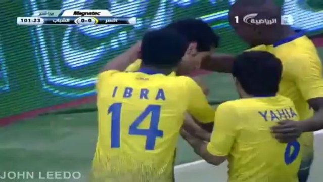 الشوط الإضافي الأول #النصر_الشباب #كأس ولي العهد 20132014 دور الأربعة