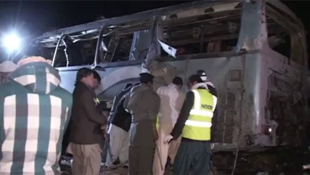 Peregrinos pakistaníes mueren en atentado