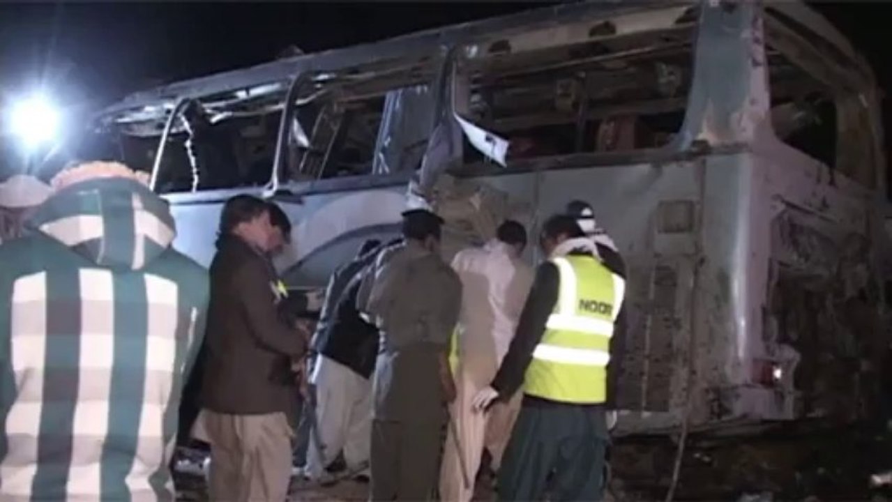 Peregrinos pakistaníes mueren en atentado
