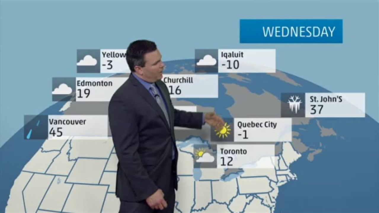 Canada Vacation Forecast - 01/21/2014
