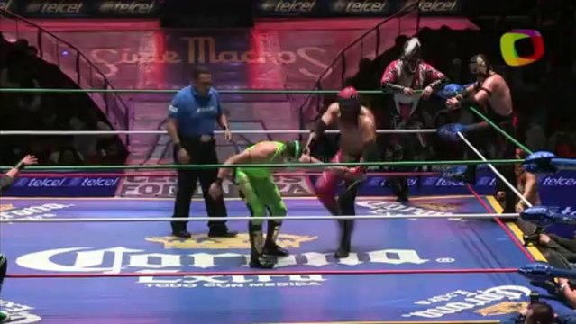 Hombre Bala Jr., Stigma, Súper Halcón Jr. vs Arkángel de la Muerte, Camorra, Hooligan