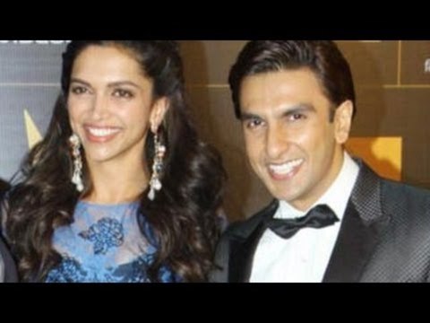Deepika Padukone, Ranveer Singh Arrive Together @ Star Guild Awards 2014