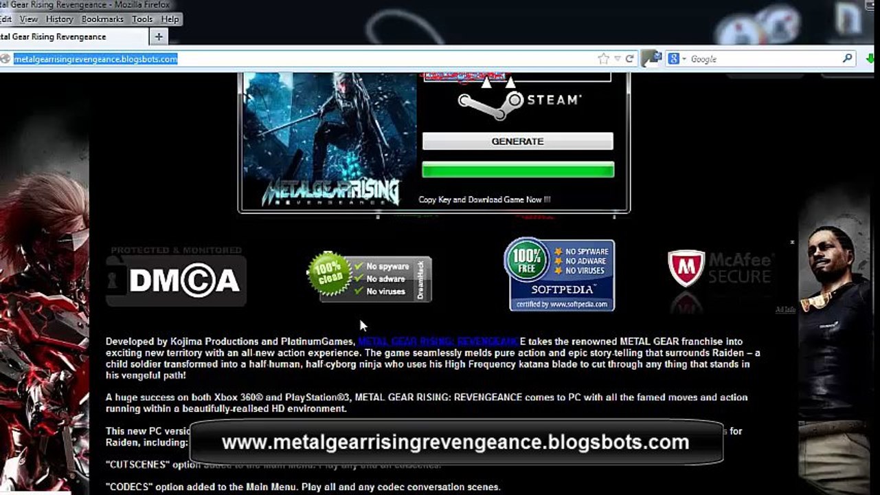 Metal Gear Rising Revengeance PC Download Free - 2014 NEW Metal Gear Download PC