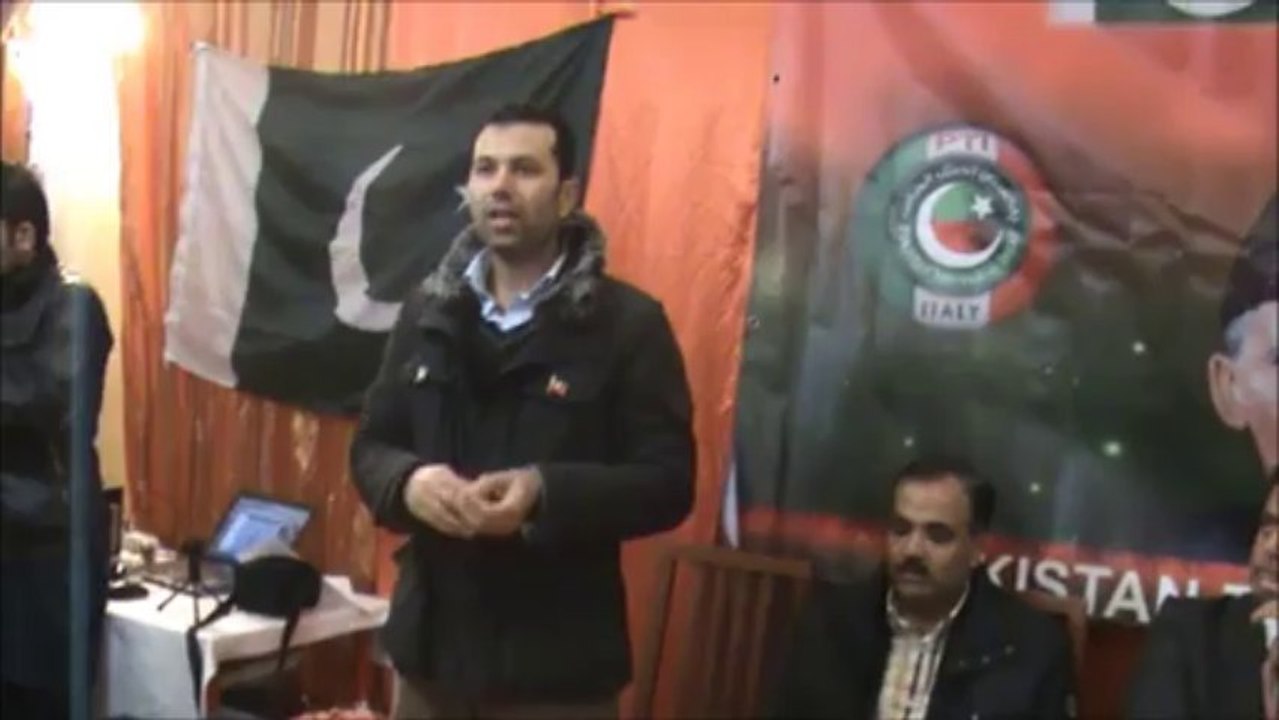 Imran Baeg Senior Member Of PTI Italy Speech In Urgent Meeting Of PTI ITALY PTI YOUTH ISF