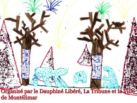 Remise des prix du concours Dessine-moi Noël à Montélimar