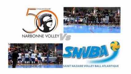 reportage Narbonne volley Vs St NAZAIRE 2013