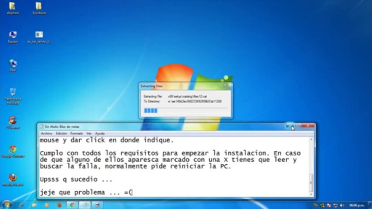 Instalacion de SQL Server 2008 Express. [ HD ]