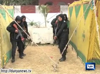 Punjab Police Ladies Commandos Training