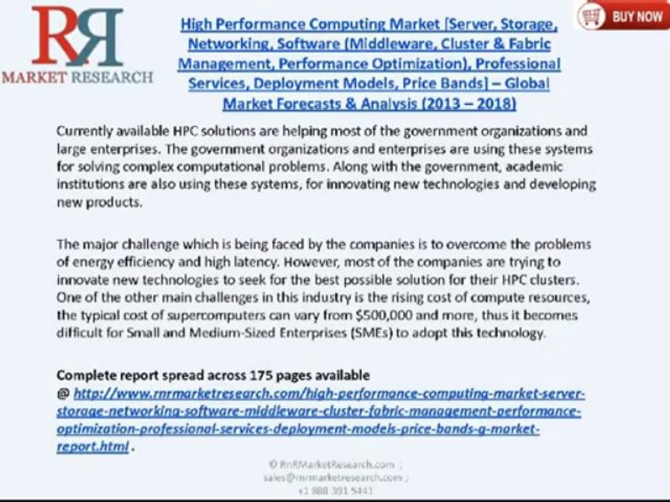 High Performance Computing Market