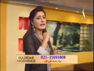 Mazedar Morning with Yameen on Indus Television 22-01-2014 part 01