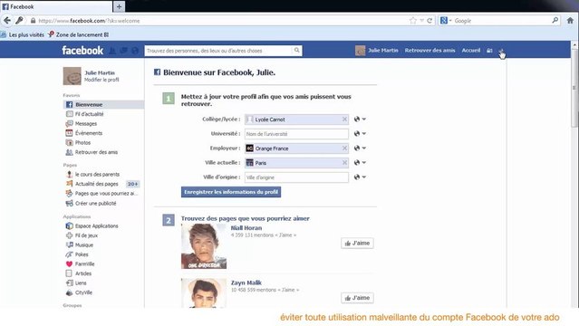 Eviter toute utilisation malveillante du compte Facebook de votre ado