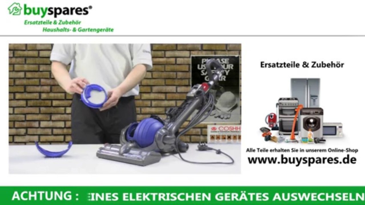 Entfernen und Reinigen eines Dyson DC24 Staubsaugerfilters