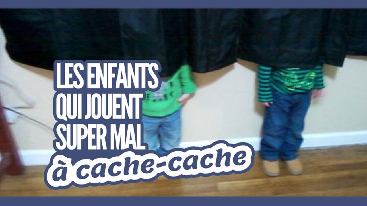Top des enfants qui jouent super mal à cache cache