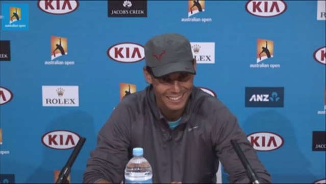 Rafael Nadal Press conference after QF at Australian Open 2014