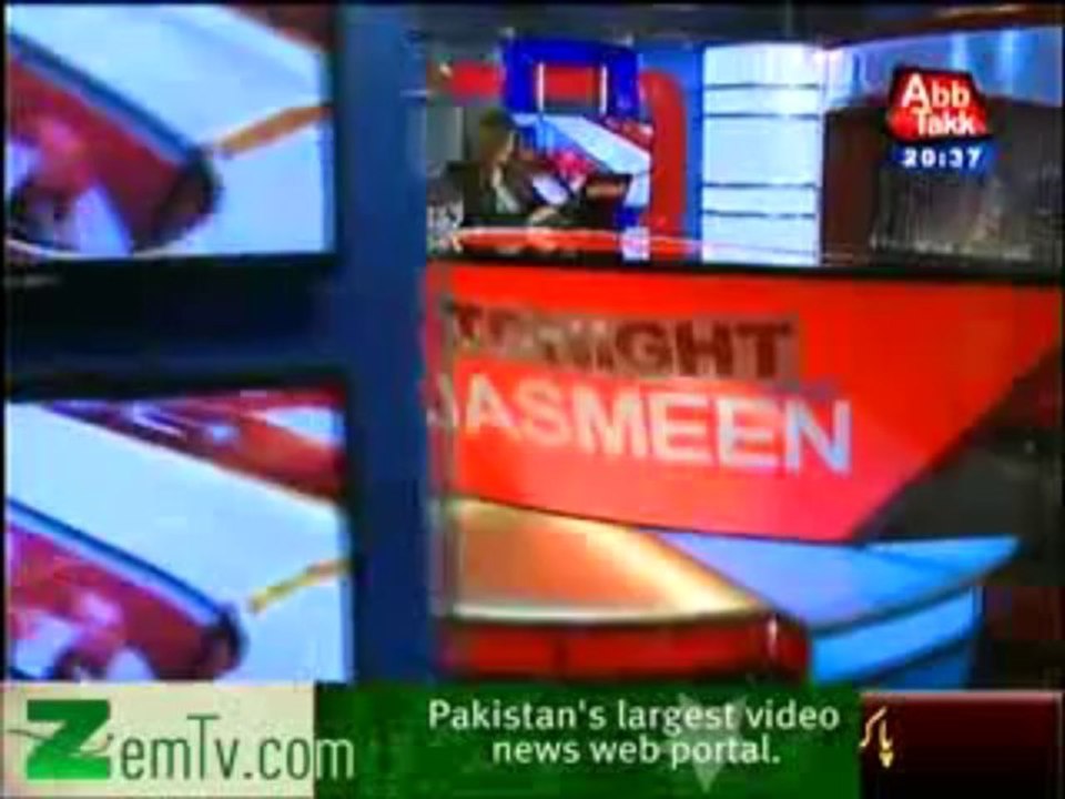 Tonight with Jasmeen (Prime Minister Mazakrat Mein Kitne Sanjeedah Hein, Sami ul haq Ne Bhanda Phor Diya!) – 22th January 2014