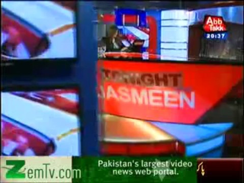 Tonight with Jasmeen (Prime Minister Mazakrat Mein Kitne Sanjeedah Hein, Sami ul haq Ne Bhanda Phor Diya!) – 22th January 2014