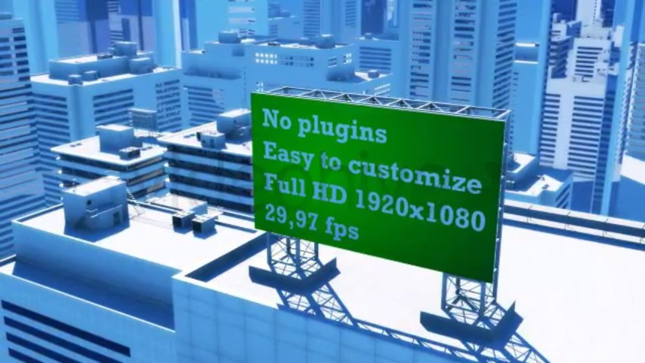 Cityscape Billboards - After Effects Template