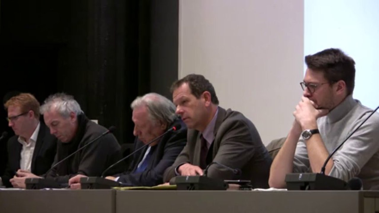 Thierry Bonté, tête de liste, devant l'AG des sections du PS d'Amiens le 5-12-2013