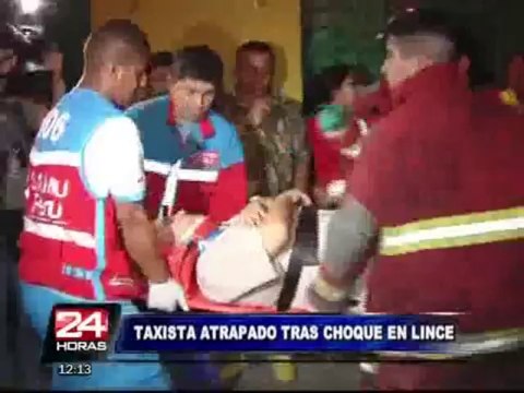 Violento accidente vehicular dejó al menos dos heridos en Lince