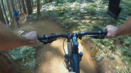 Mountain Bike Crash At Black Rock In Oregon