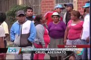 Sujeto fue brutalmente acuchillado por delincuentes en Huaycán