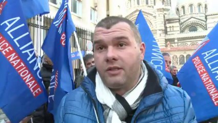 Mobilisation de syndicats de police à Marseille