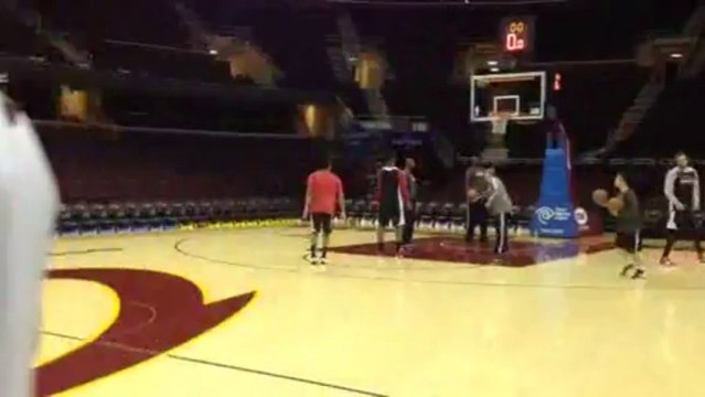 Derrick Rose at Bulls’ shootaround