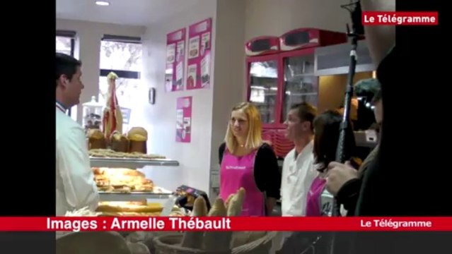 Meilleure boulangerie de France . M6 en tournage à Saint-Brieuc