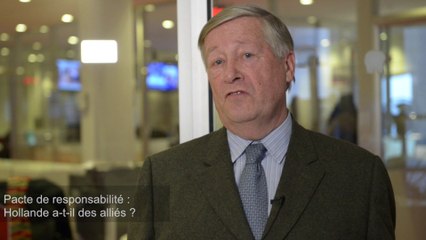Pacte de responsabilité : "François Hollande n'a pas d'alliés"