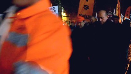 Kocaeli'de Taşeron Şirket İşçilerinden Kadro Eylemi