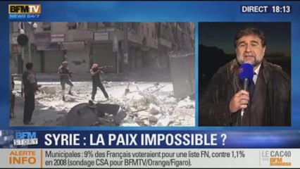BFM Story: Ouverture de la conférence de paix Genève II sur le conflit syrien - 22/01