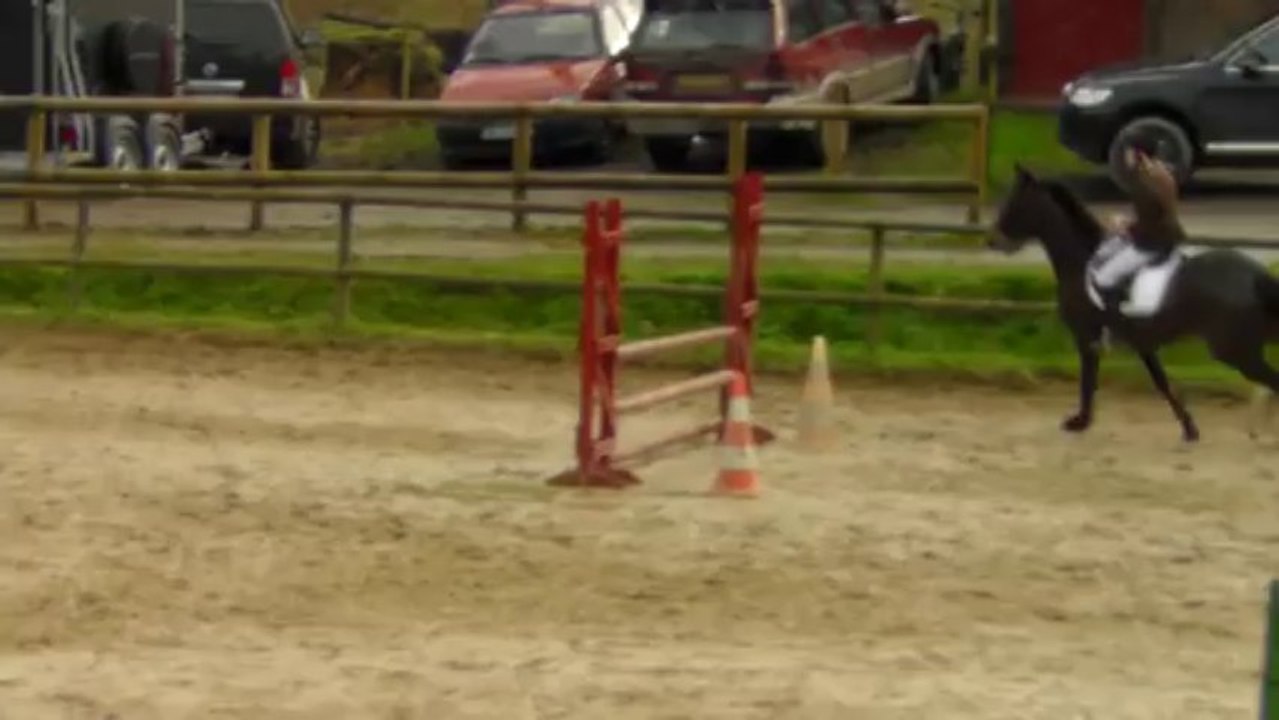 roxy et clem 1er parcour ensemble