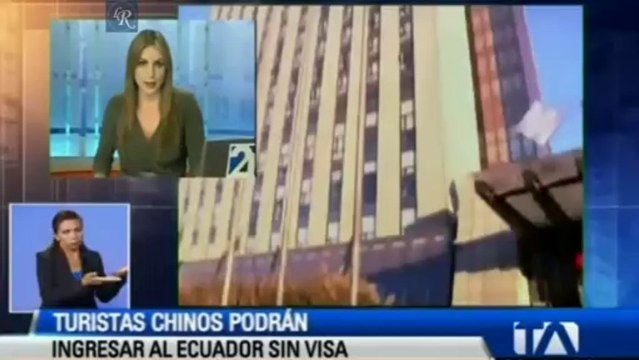 Turistas chinos podrán ingresar al Ecuador sin visa