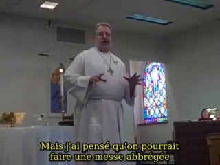 Un pasteur pressé d'aller voir un match de foot