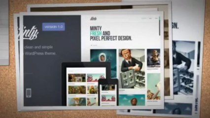Minty Responsive Portfolio Theme Download