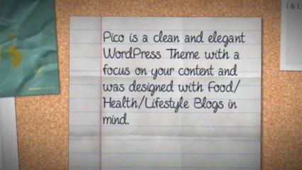 Pico Food Lifestyle Blog Download