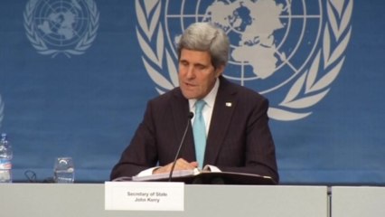 "This needs to be about empowering all of the Syrian people" -- Kerry