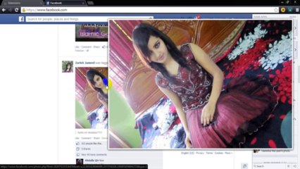 how i zoom facebook any pic without click
