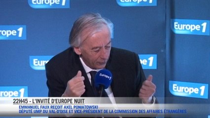 Axel Poniatowski : "Fabius saisit mal le dossier de la conférence de Montreux"