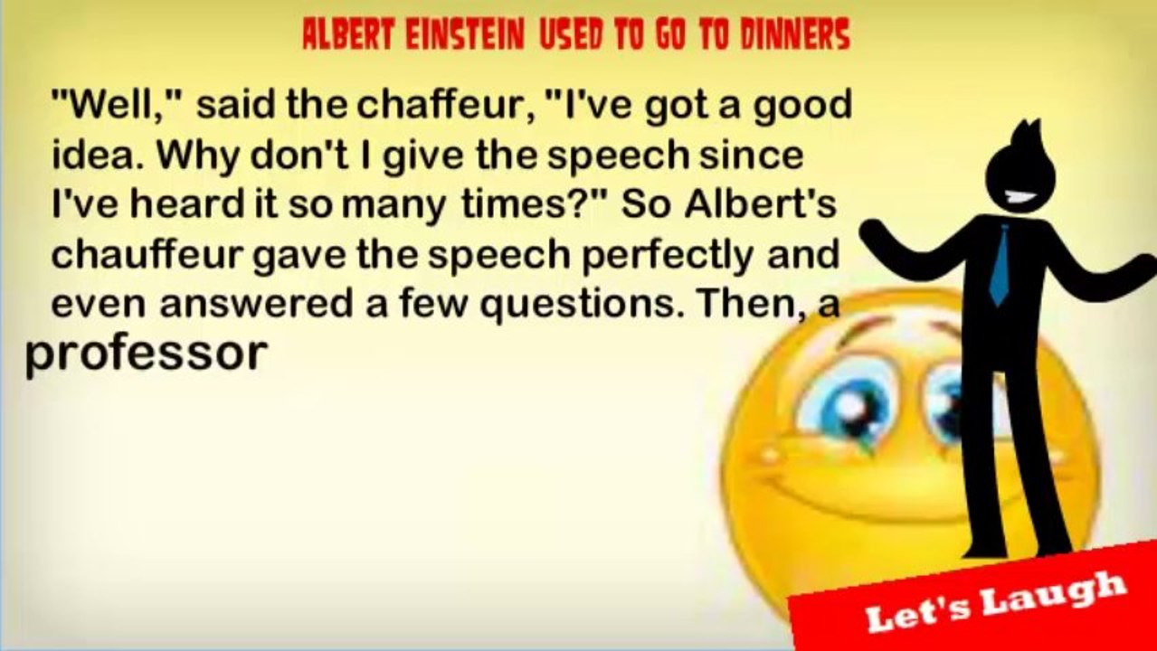 Albert Einstein and his chaufer