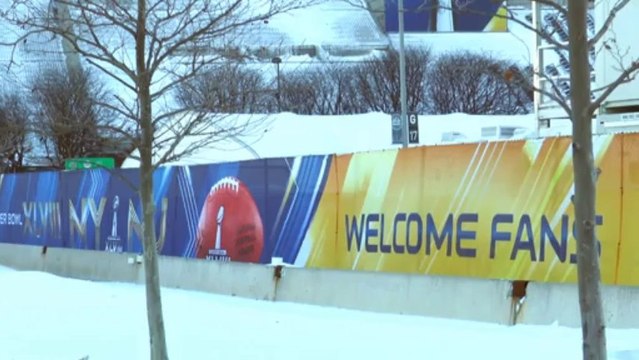MetLife Stadium blanketed by snow