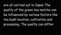 Factors to Consider When Buying Green Tea Matcha