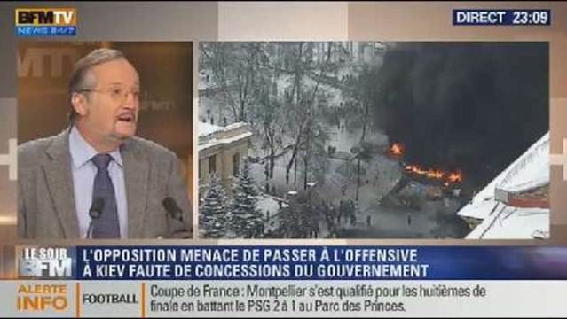Le Soir BFM: Kiev, en proie à des mouvements violents: au moins cinq morts dans les manifestations - 22/01 3/4
