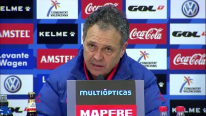 Copa del Rey - Caparros:  "Nos quedamos con lo que hemos hecho en el primer tiempo"